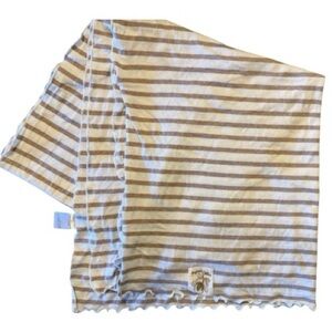 Striped Neutral Organic Cotton Nursing Cover (150cm x 70cm)